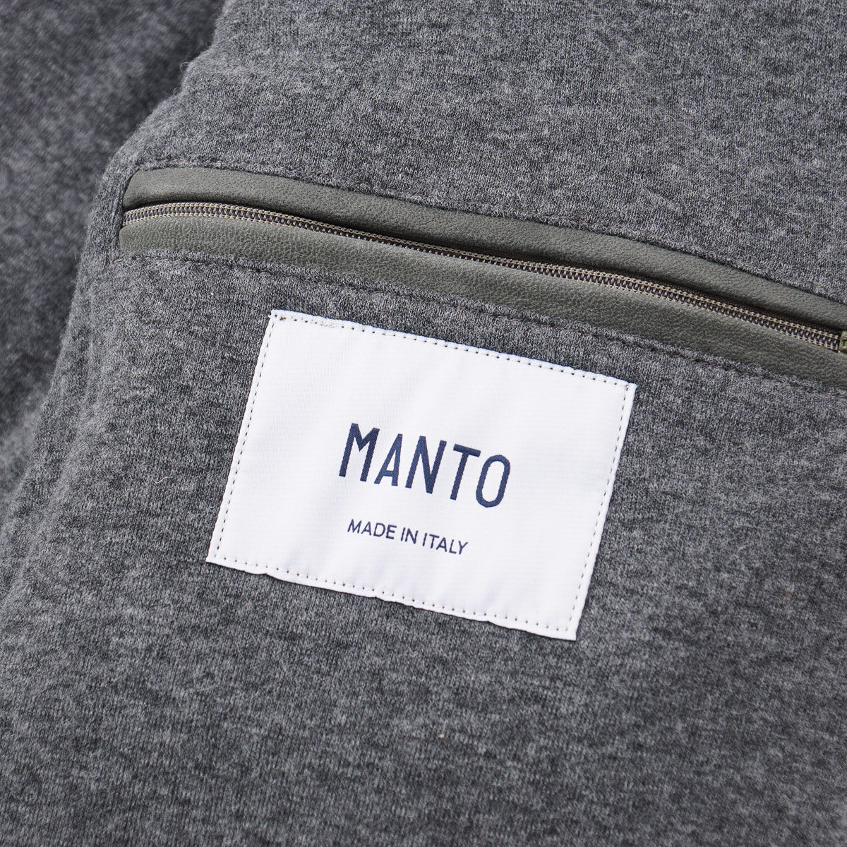 Manto Flannel-Lined Leather Jacket