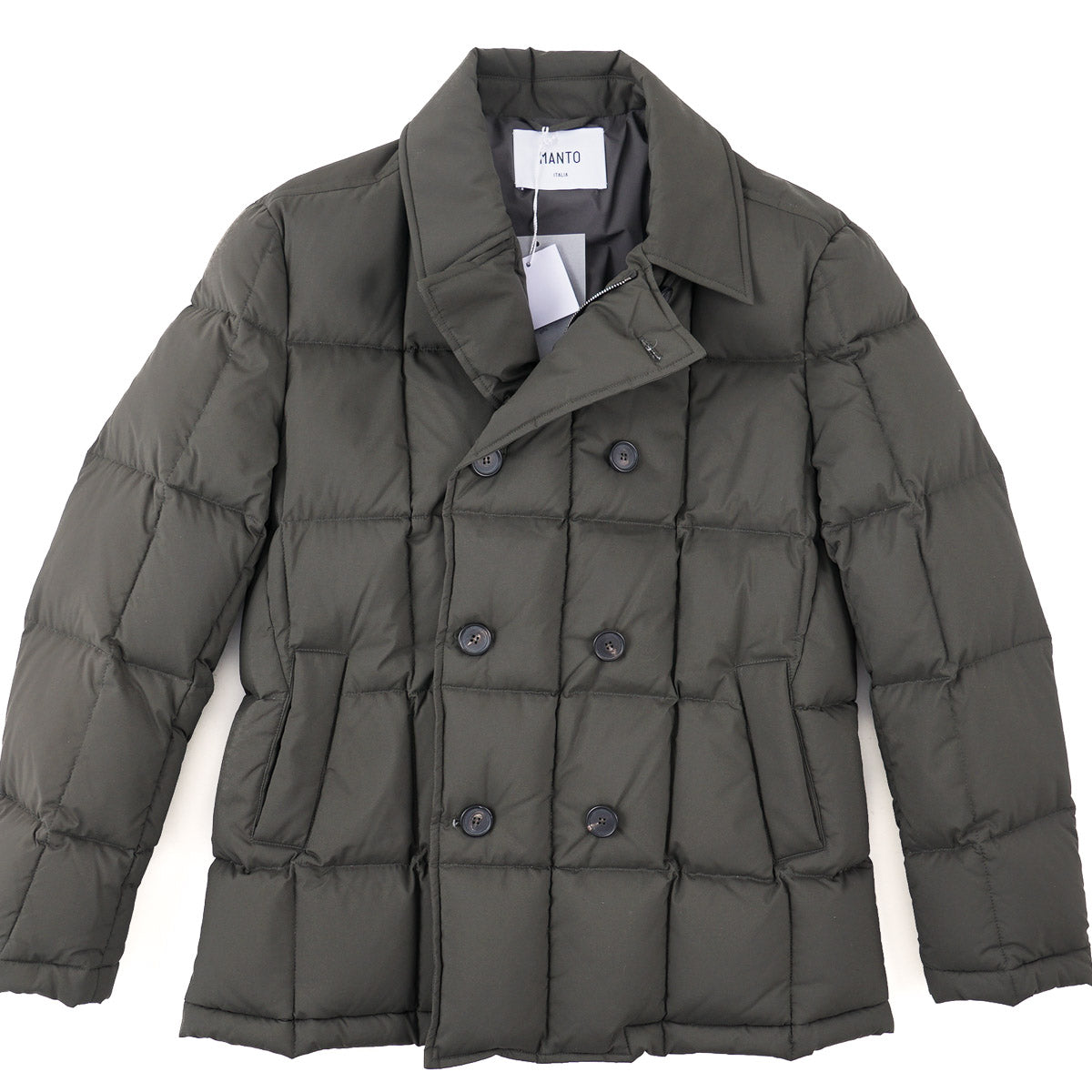 Manto Technical Down-Filled Pea Coat