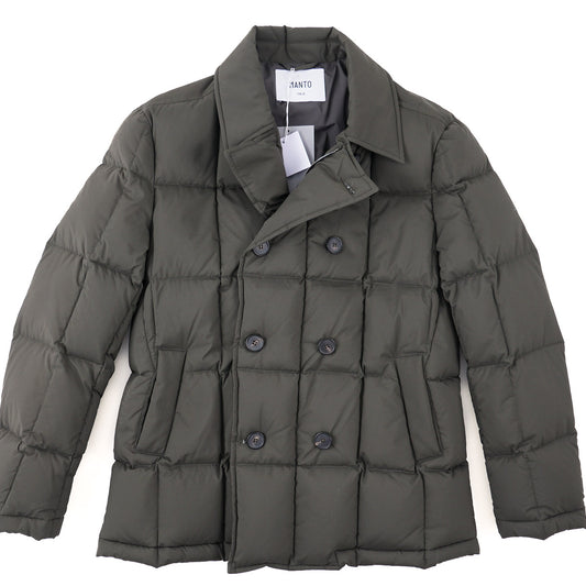 Manto Technical Down-Filled Pea Coat