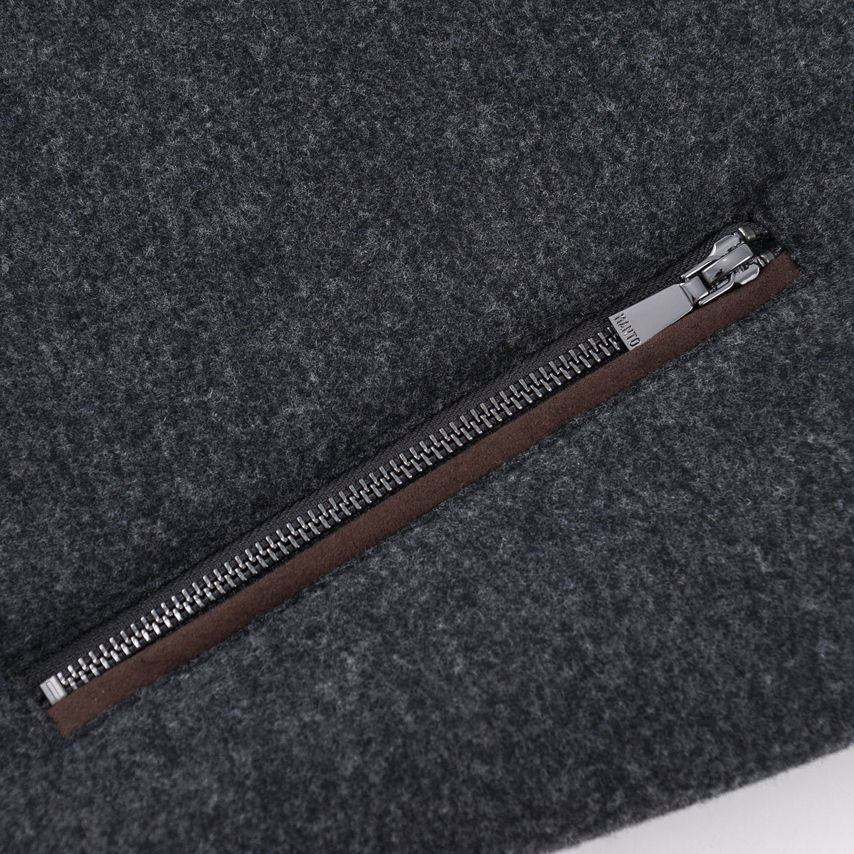 Manto Flannel Wool-Cashmere Vest with Hood