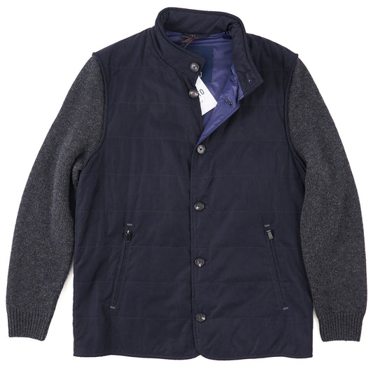 Manto Quilted Jacket with Knit Sleeves