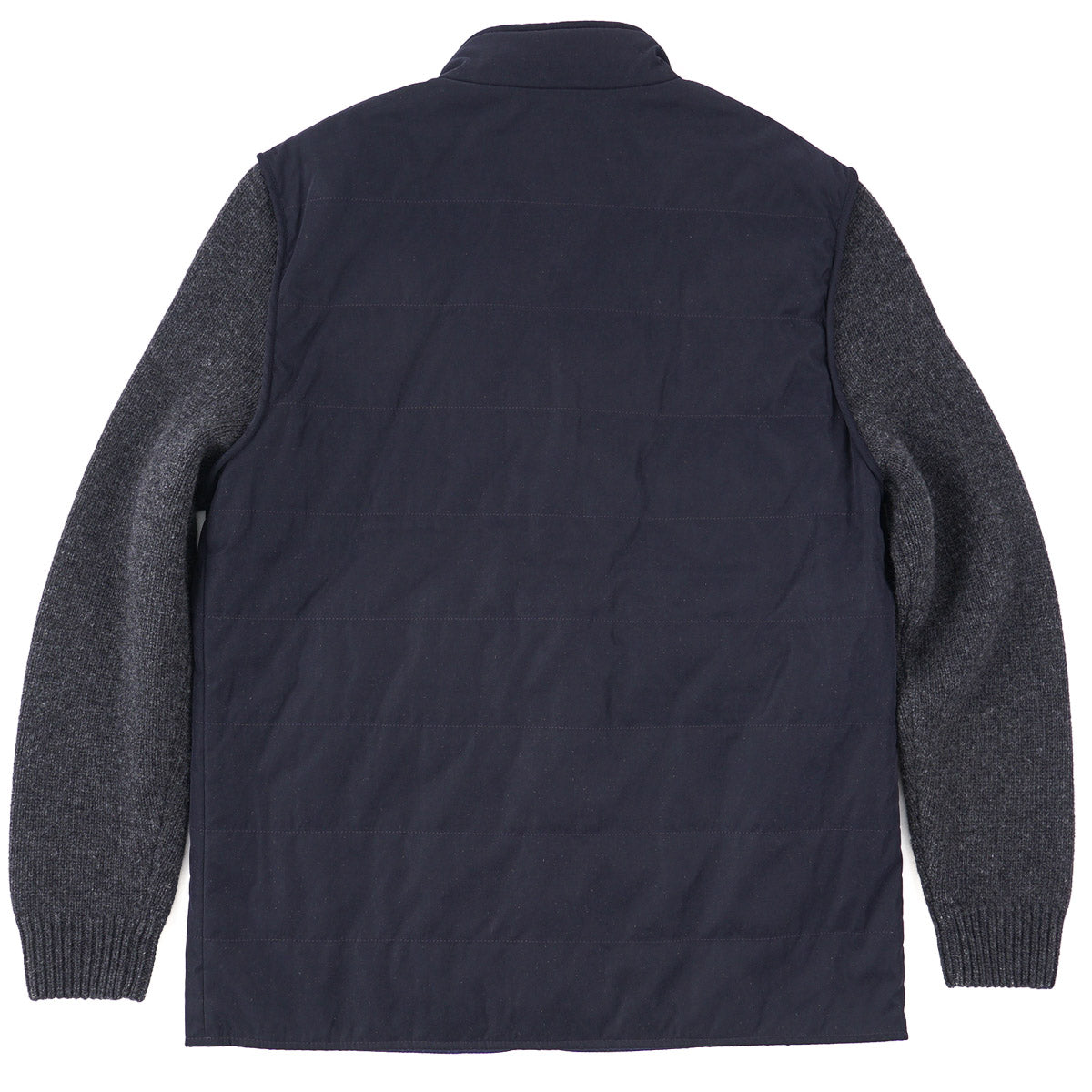 Manto Quilted Jacket with Knit Sleeves