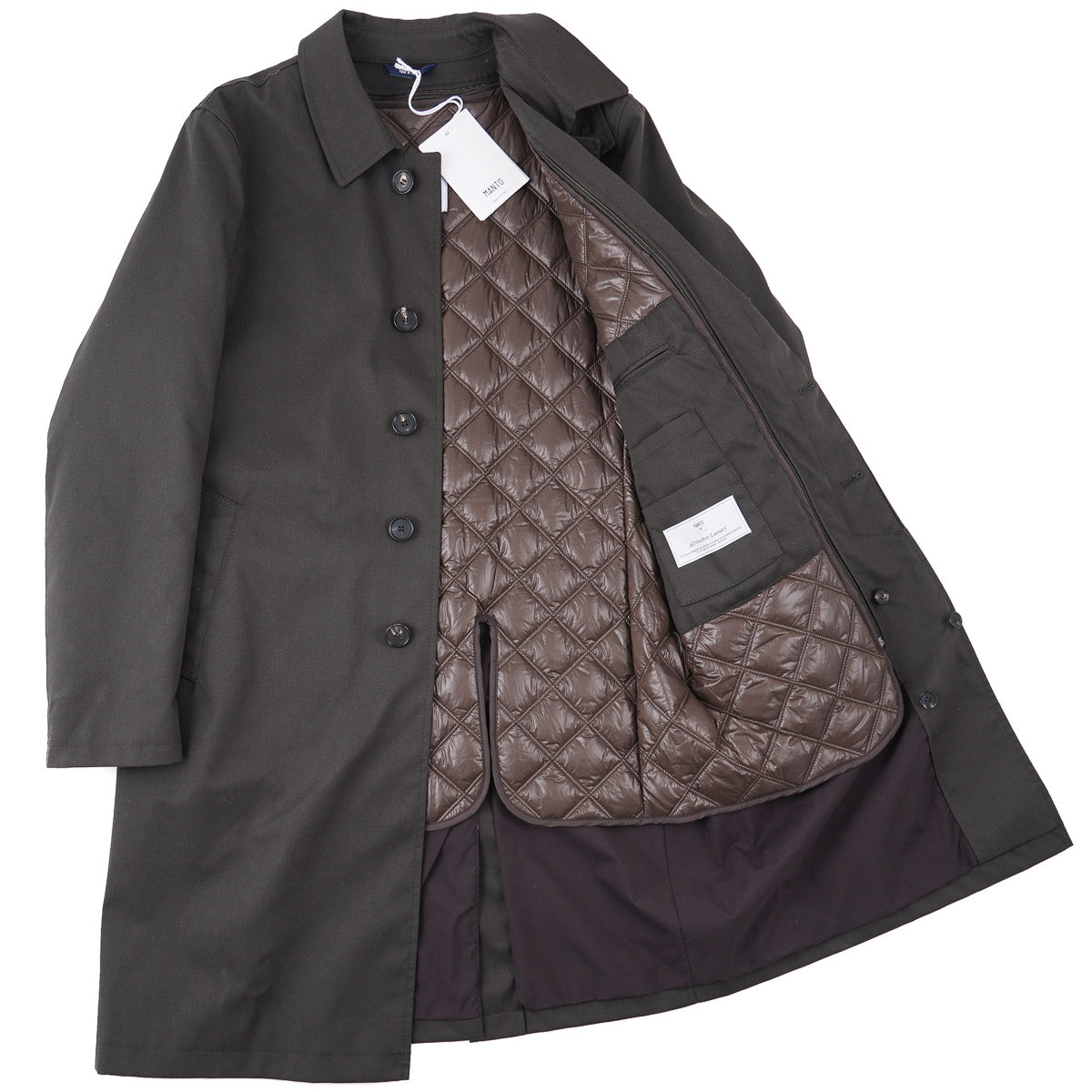 Manto Overcoat with Removable Lining