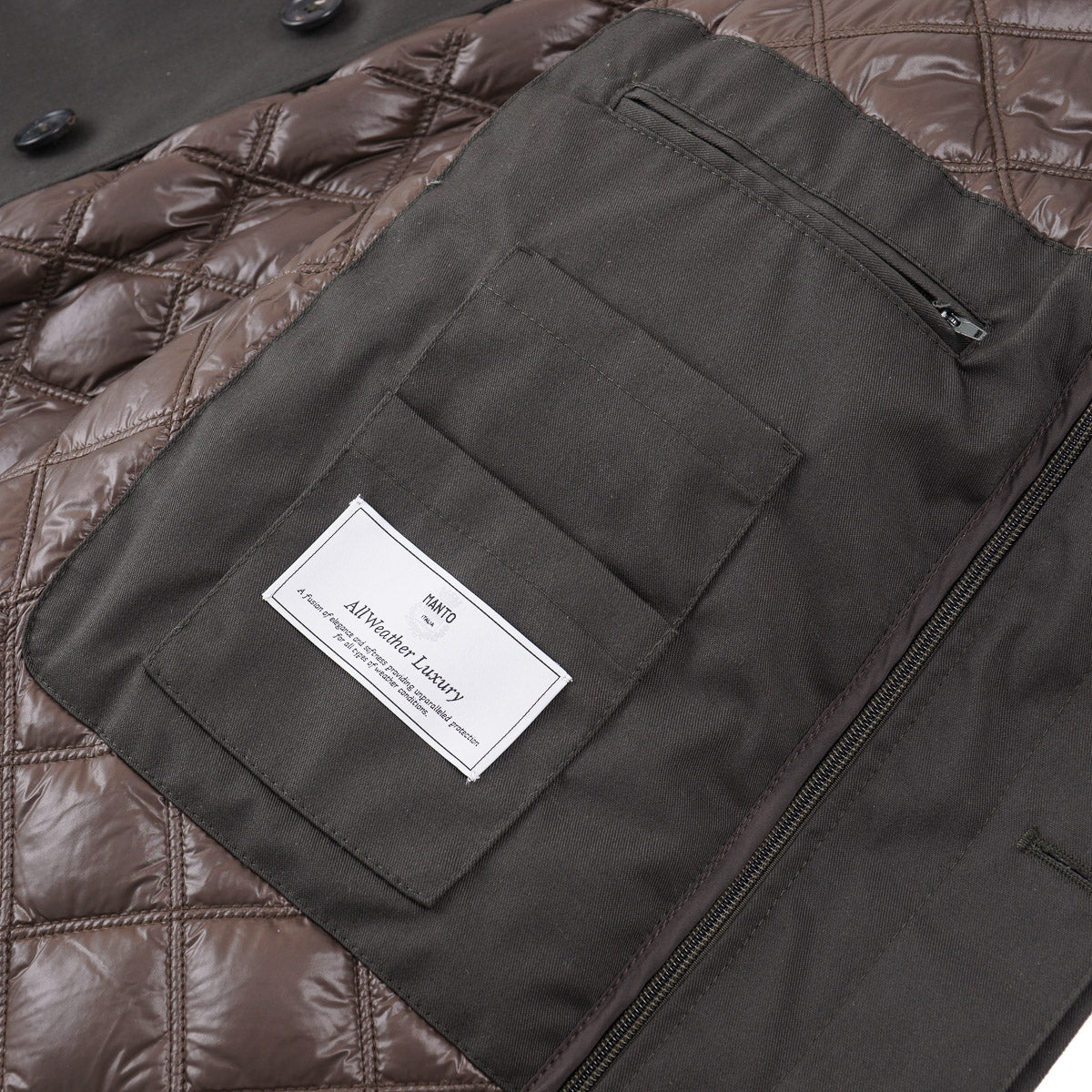 Manto Overcoat with Removable Lining