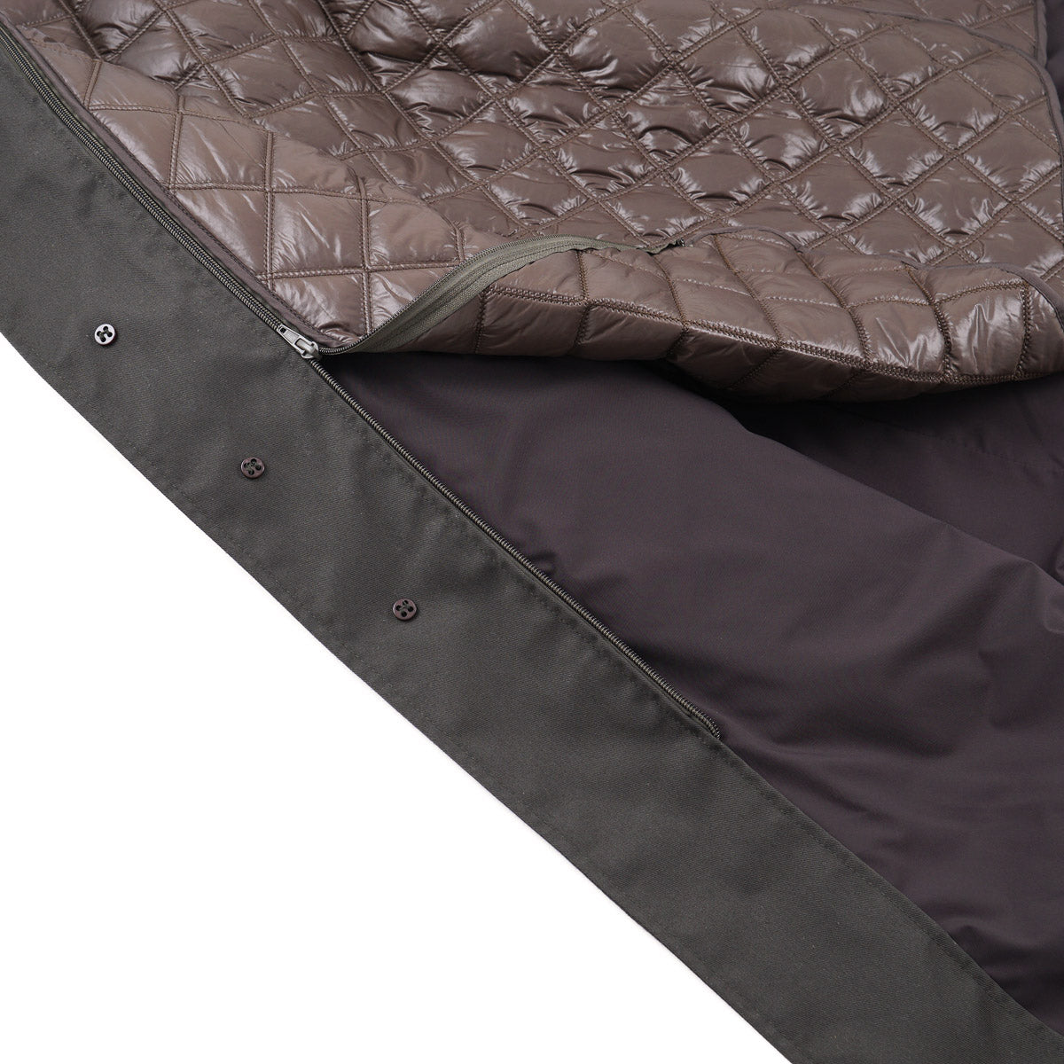 Manto Overcoat with Removable Lining