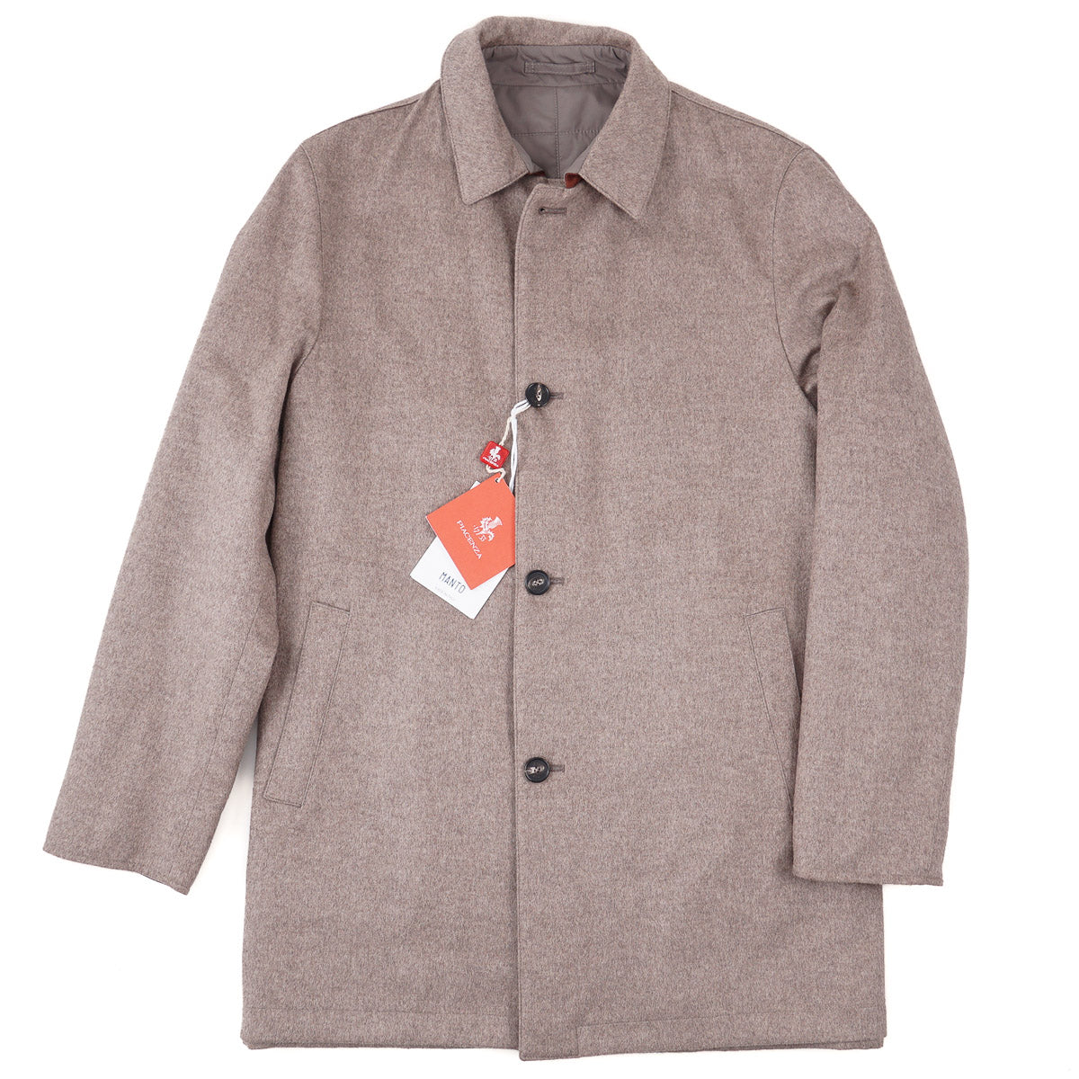 Manto Reversible Loro Piana Cashmere-Silk Coat