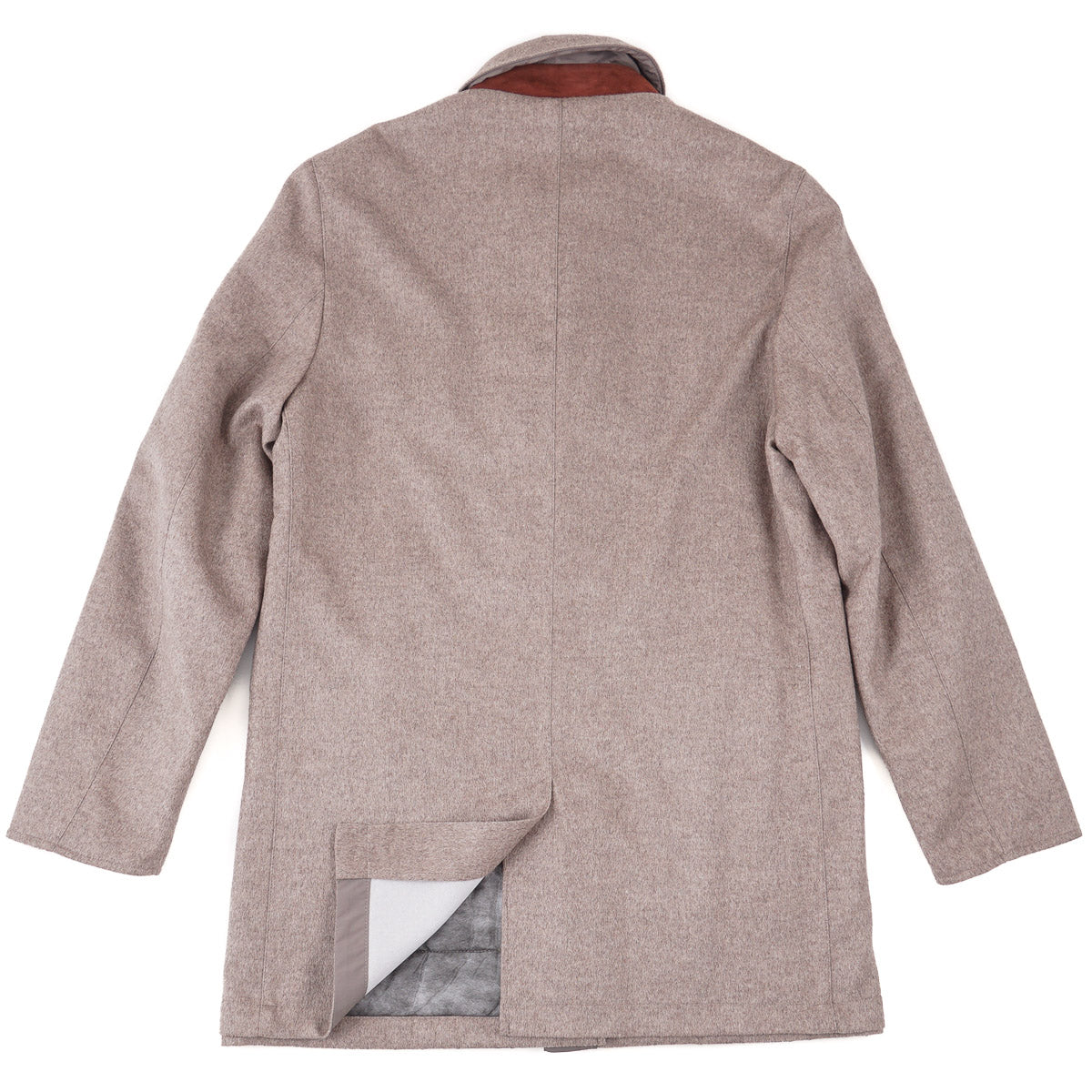 Manto Reversible Loro Piana Cashmere-Silk Coat