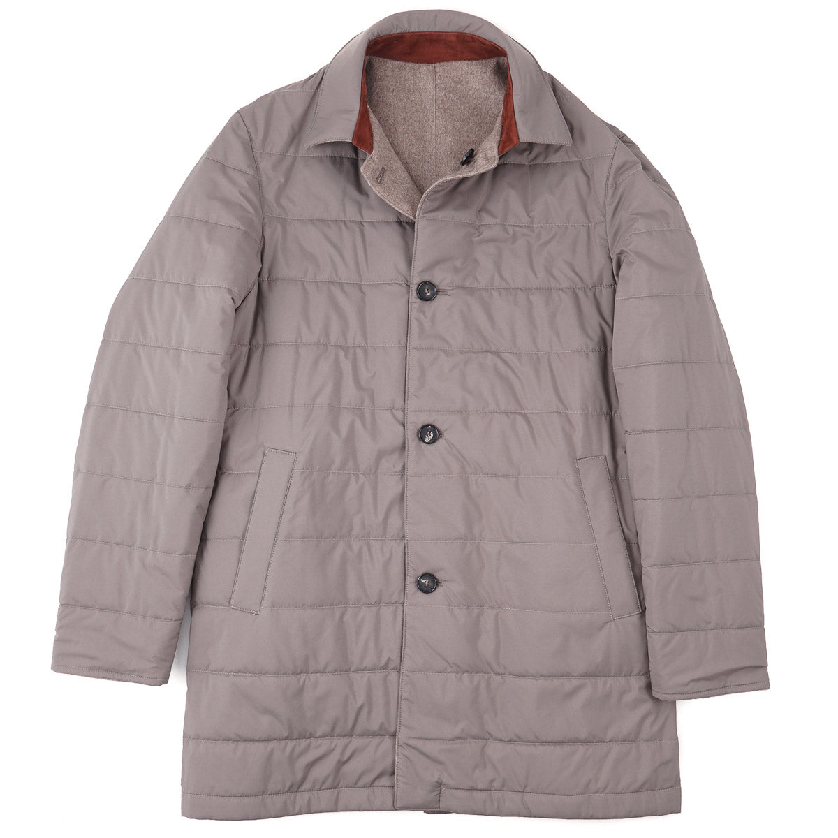 Manto Reversible Loro Piana Cashmere-Silk Coat