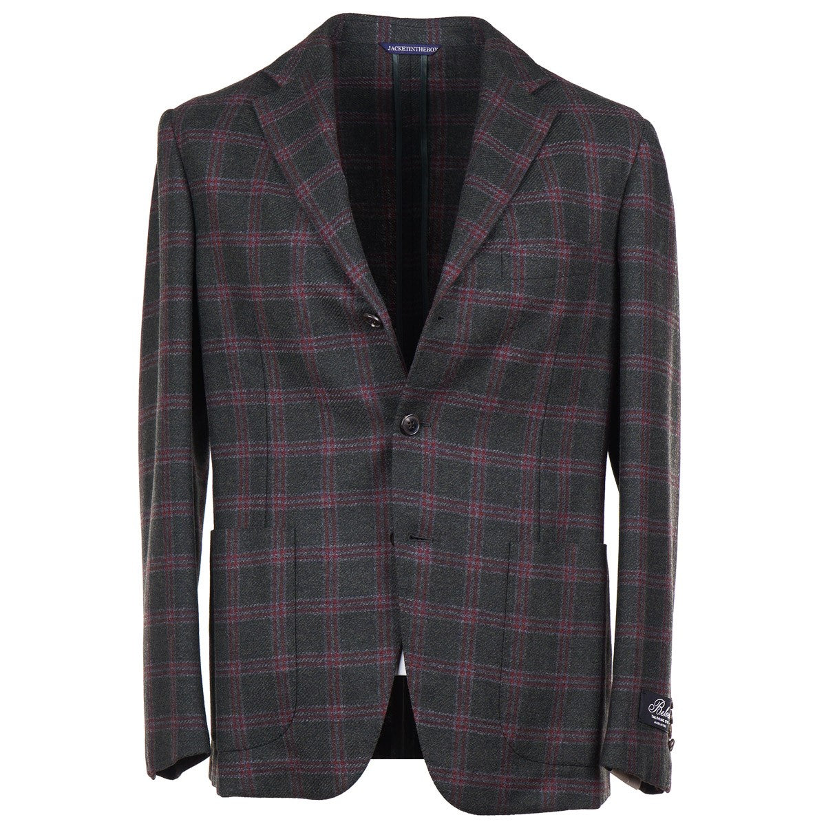 Belvest Soft-Constructed Wool Sport Coat