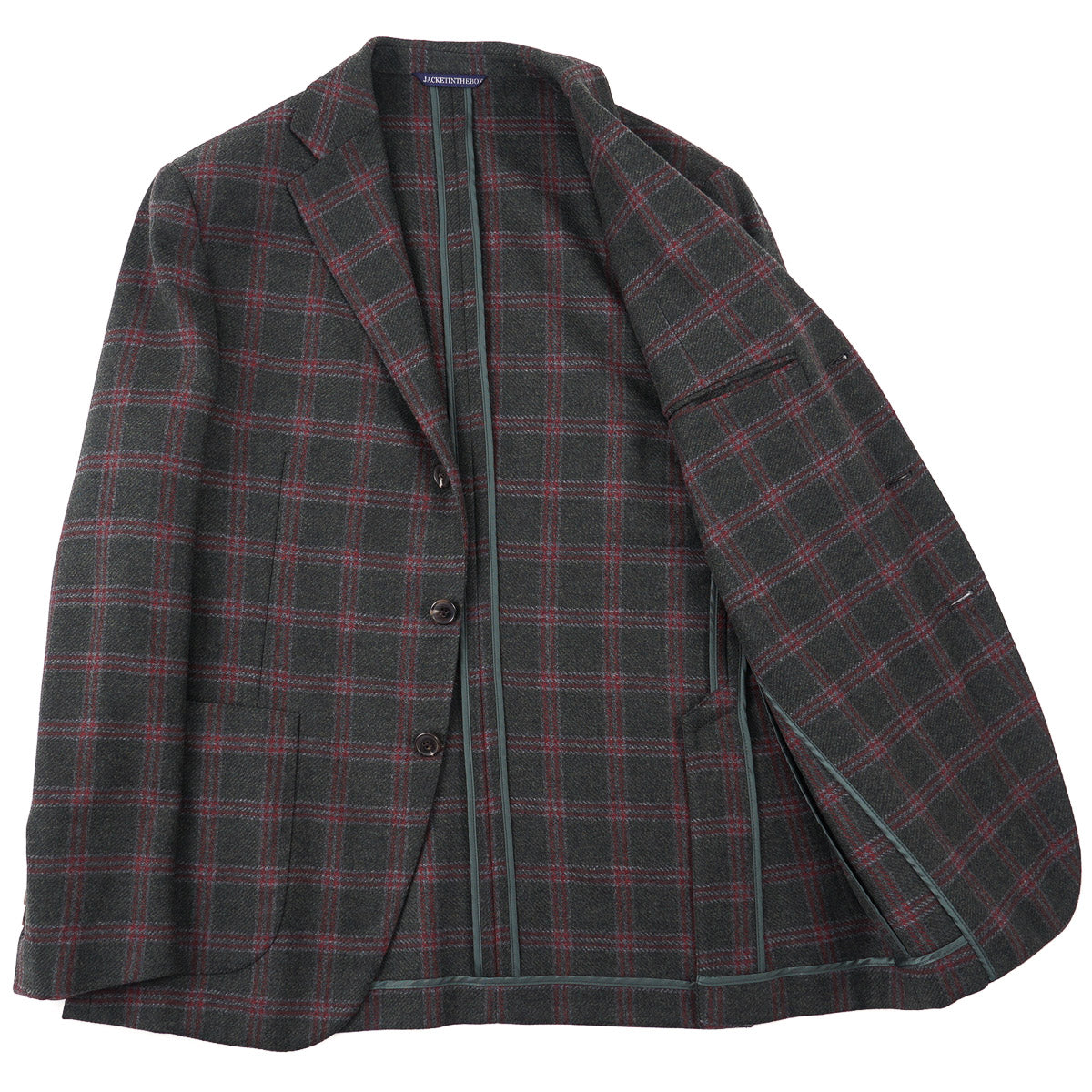 Belvest Soft-Constructed Wool Sport Coat