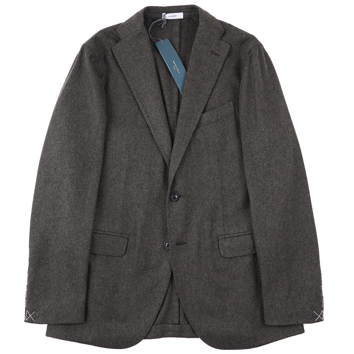 Boglioli Herringbone Wool 'K Jacket'