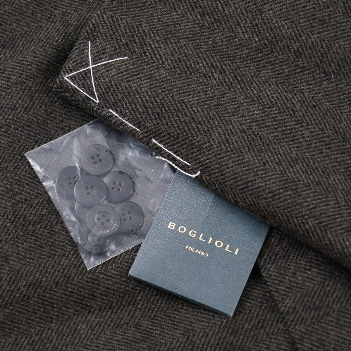 Boglioli Herringbone Wool 'K Jacket'