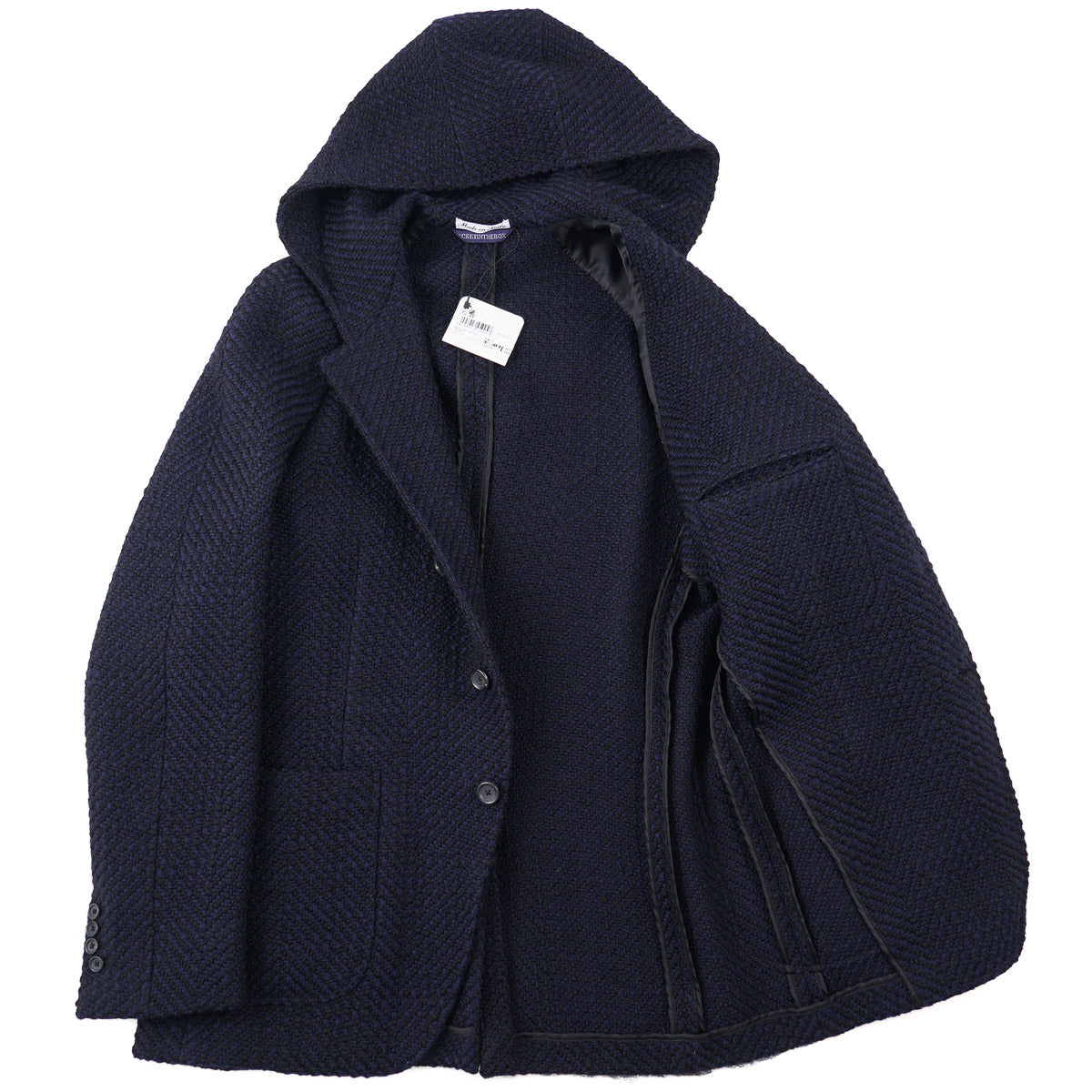 Belvest Woven Wool Blazer with Hood - Top Shelf Apparel