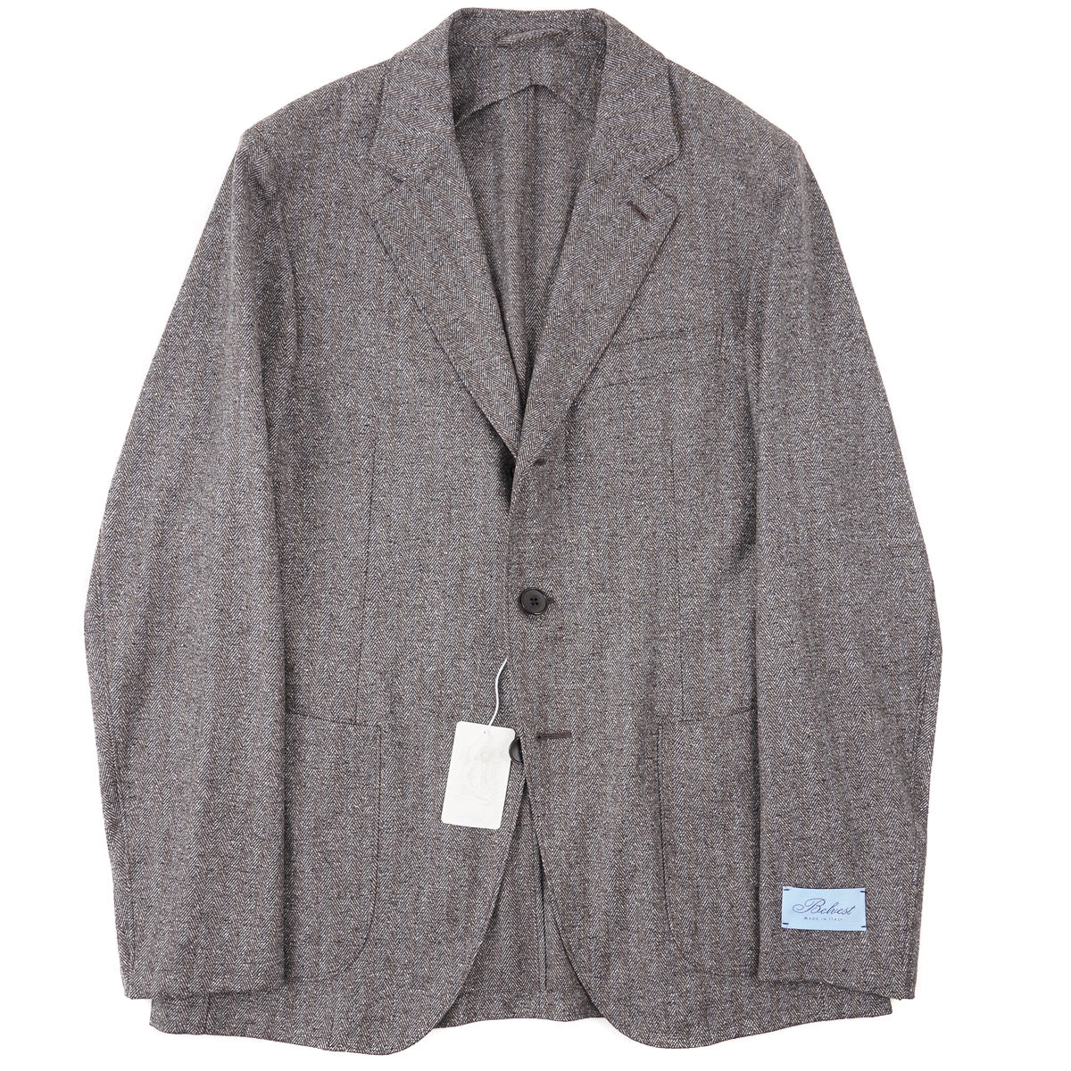 Belvest Deconstructed Wool-Silk Sport Coat