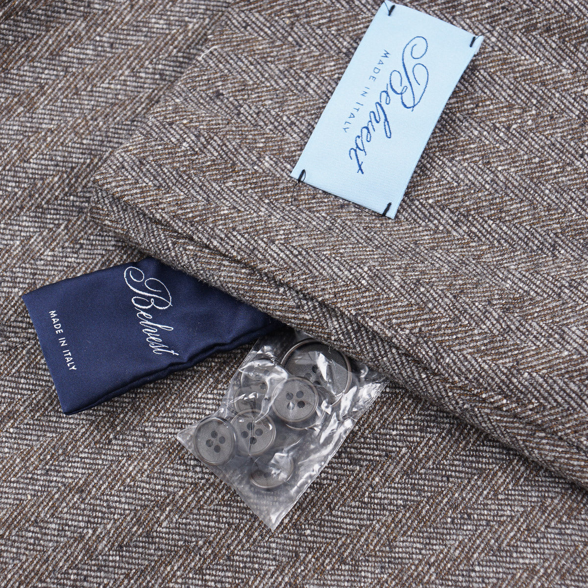 Belvest Deconstructed Wool-Silk Sport Coat