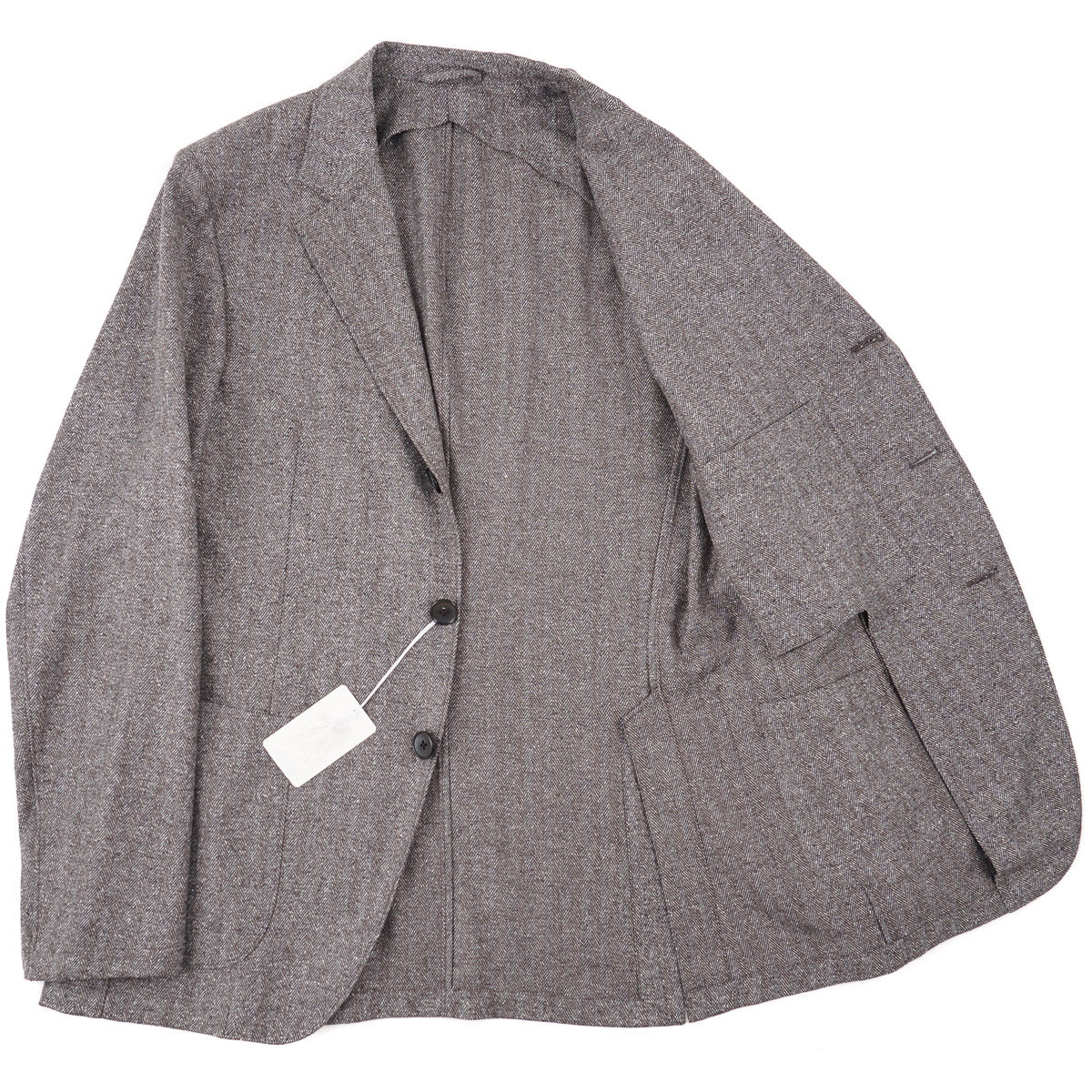 Belvest Deconstructed Wool-Silk Sport Coat
