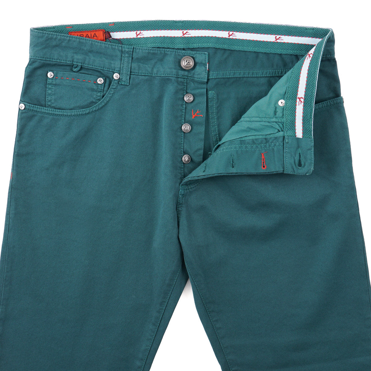 Isaia Regular-Fit Garment Dyed Denim Jeans - Top Shelf Apparel