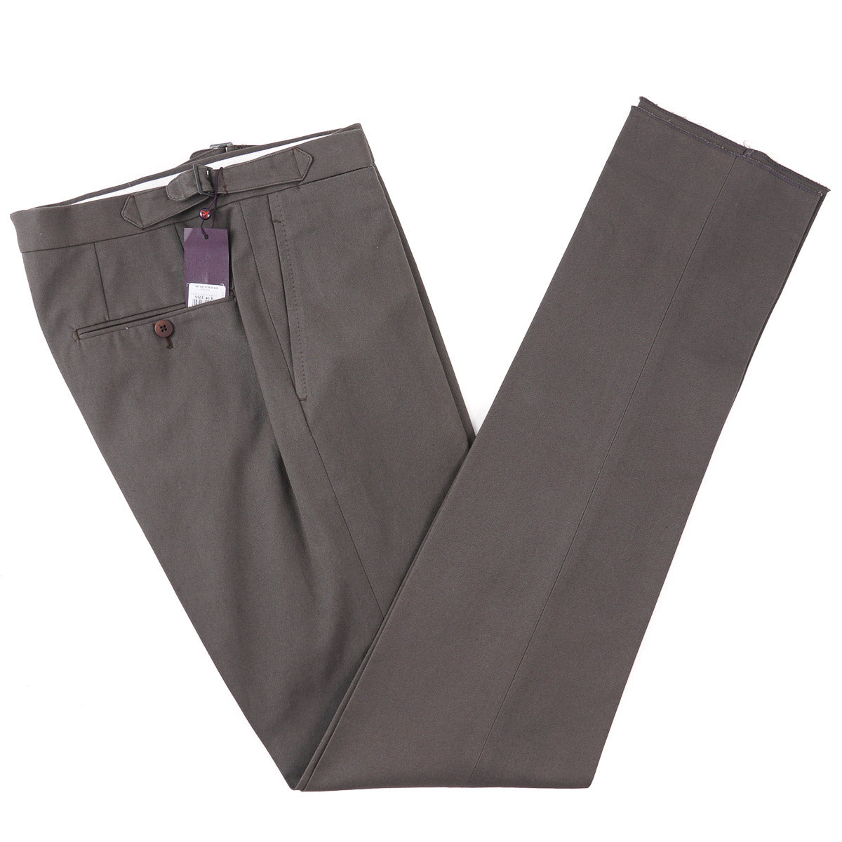 Isaia Slim-Fit Twill Cotton Pants - Top Shelf Apparel