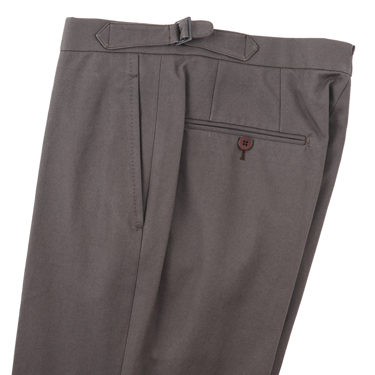 Isaia Slim-Fit Twill Cotton Pants - Top Shelf Apparel