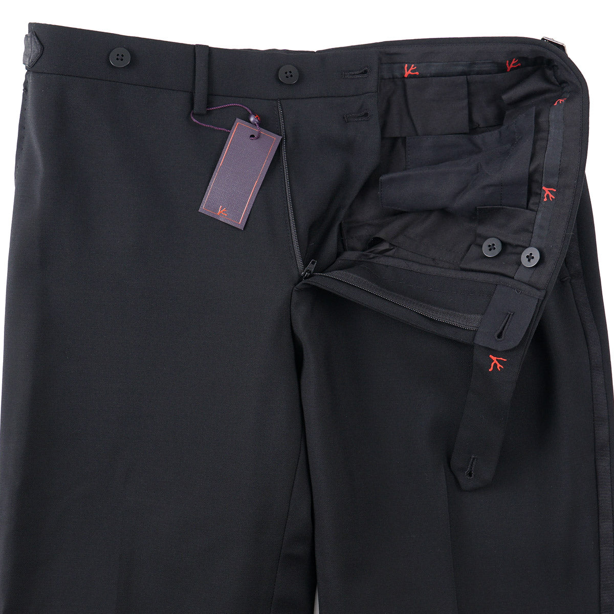 Isaia 'Sanita' Wool-Mohair Formal Pants - Top Shelf Apparel