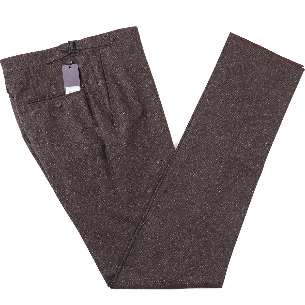 Isaia 'Sanita' Donegal Flannel Wool Pants - Top Shelf Apparel