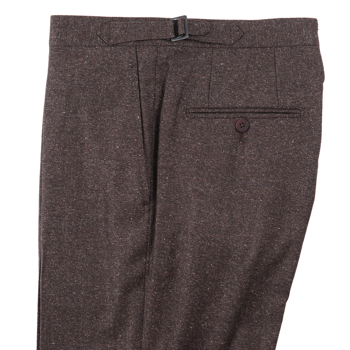 Isaia 'Sanita' Donegal Flannel Wool Pants - Top Shelf Apparel