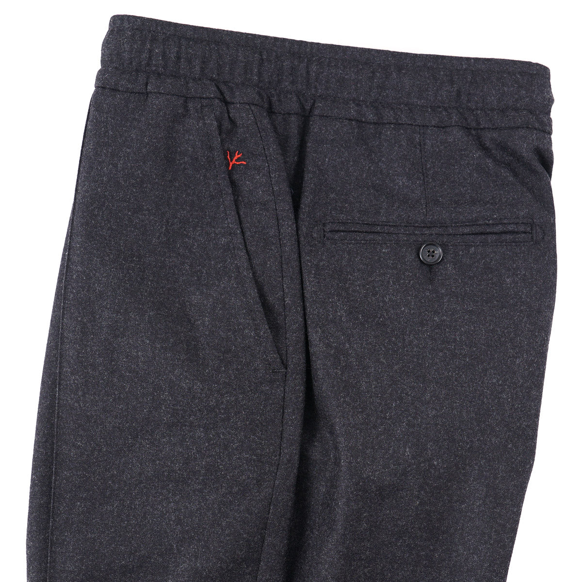 Isaia Wool-Cashmere Drawstring Jogger Pants - Top Shelf Apparel