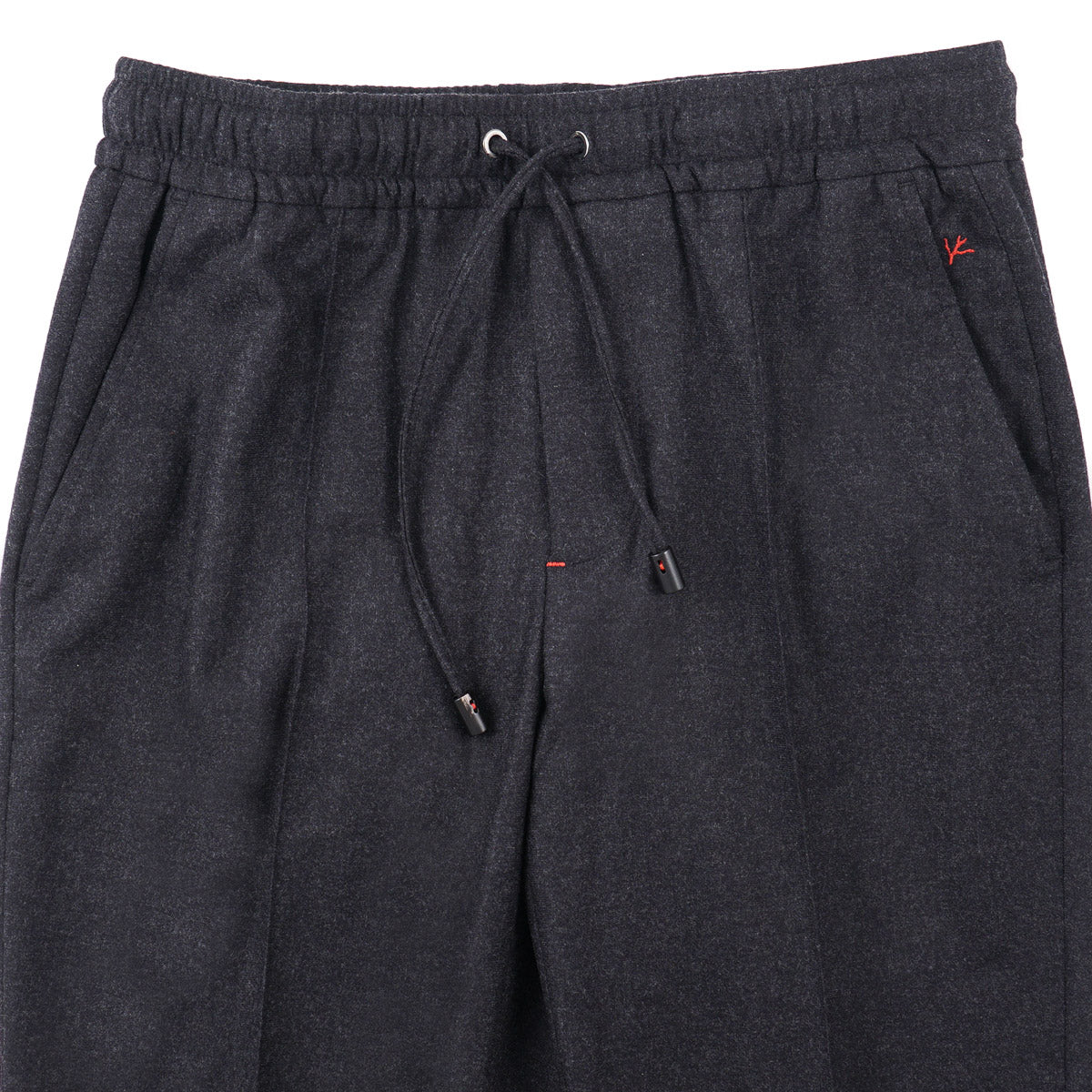 Isaia Wool-Cashmere Drawstring Jogger Pants - Top Shelf Apparel