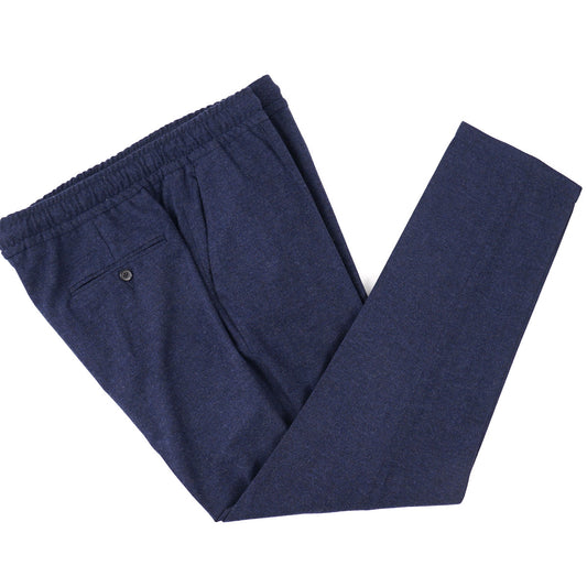 Isaia Wool-Cashmere Drawstring Jogger Pants - Top Shelf Apparel