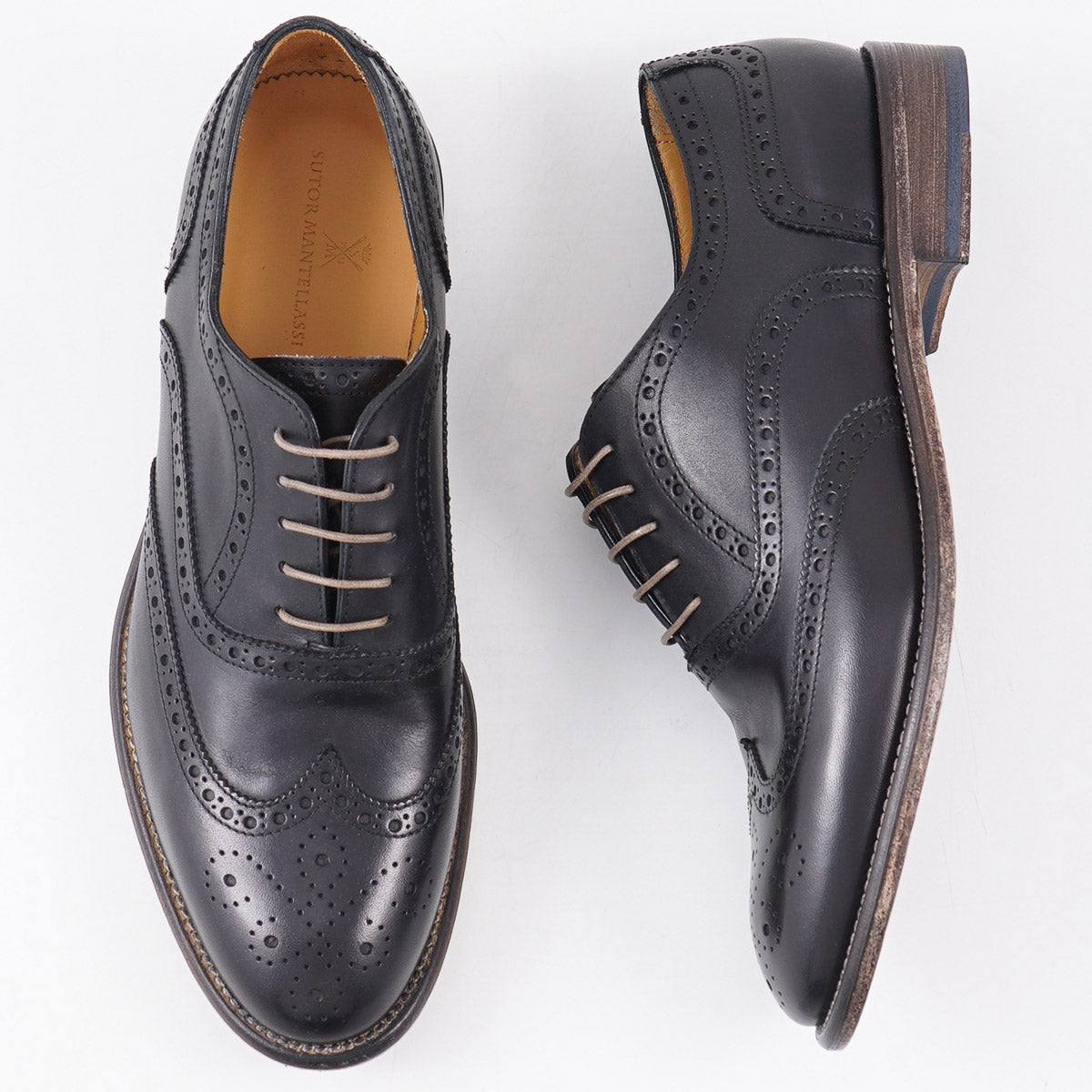 Sutor Mantellassi Leather Wingtip Oxford