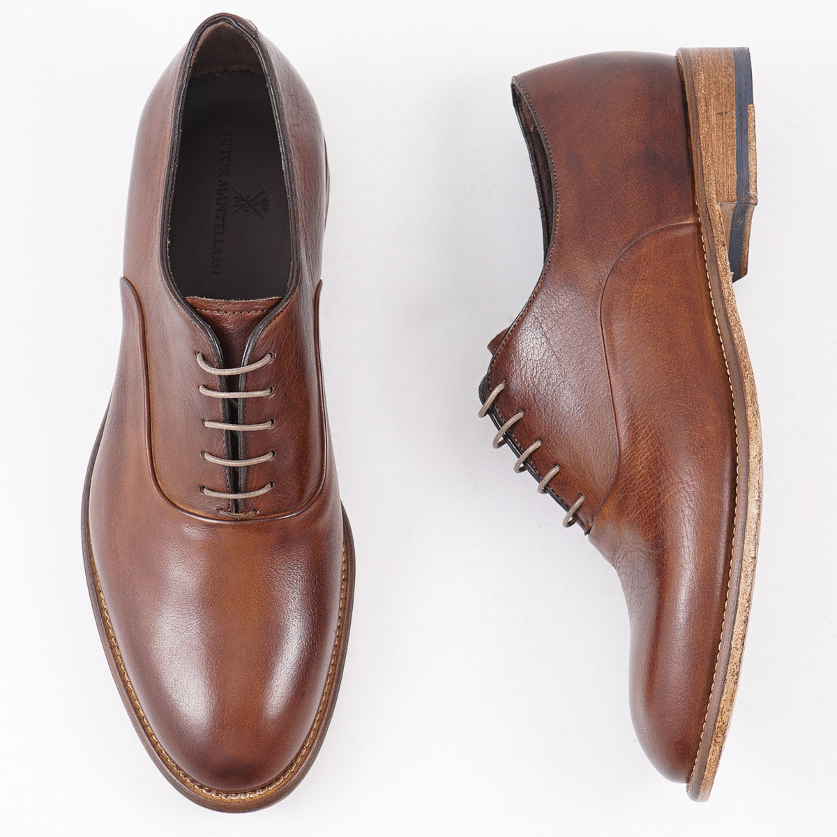 Sutor Mantellassi Antiqued Leather Oxford