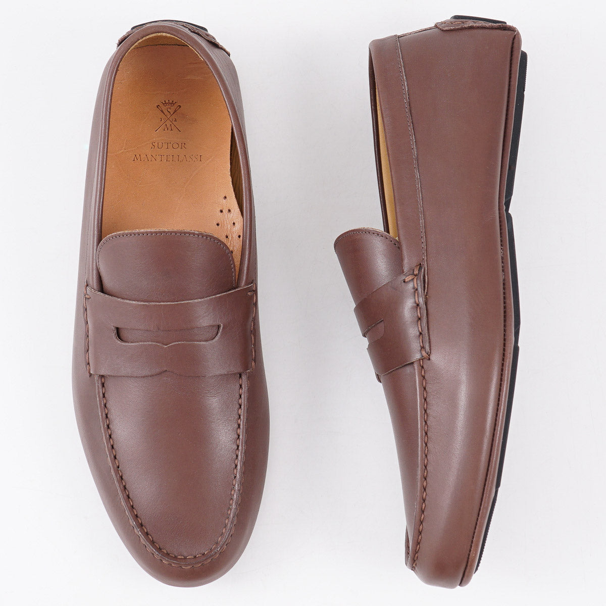 Sutor Mantellassi Leather Driving Loafer