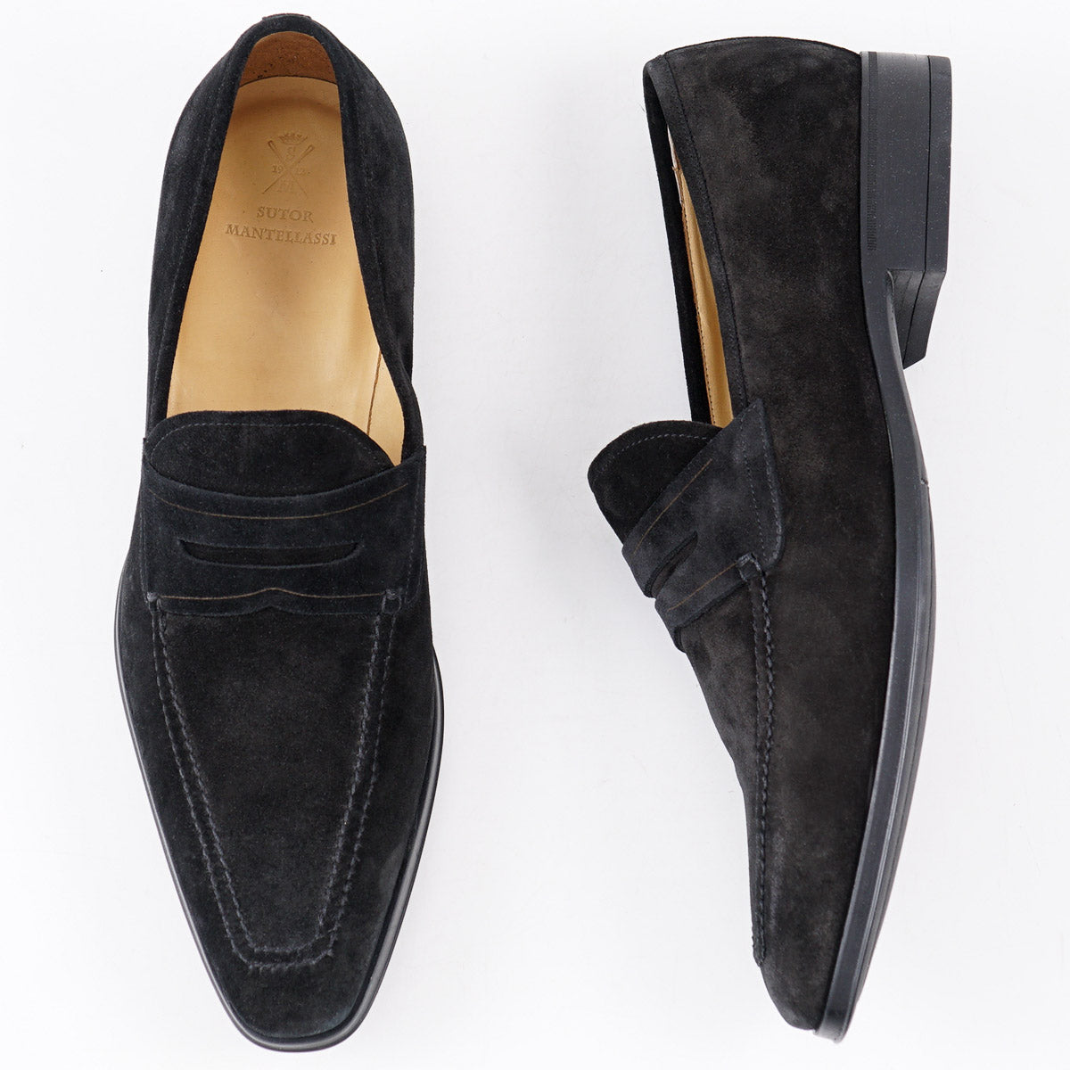 Sutor Mantellassi Calf Suede Loafer