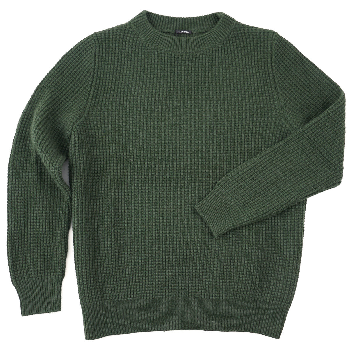 Manrico Thick Waffle Knit Cashmere Sweater