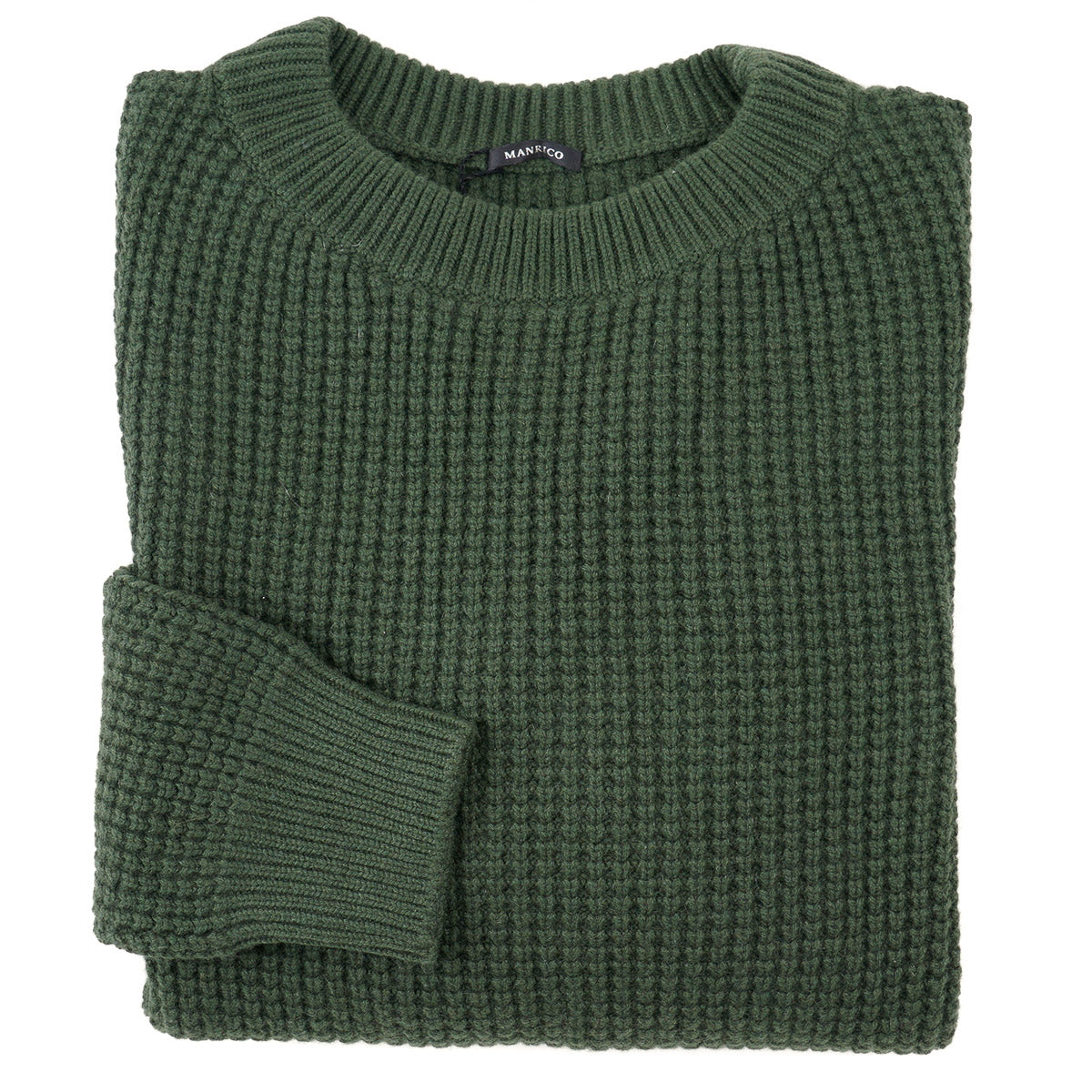 Manrico Thick Waffle Knit Cashmere Sweater