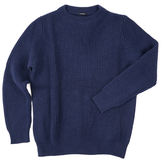 Manrico Thick Waffle Knit Cashmere Sweater