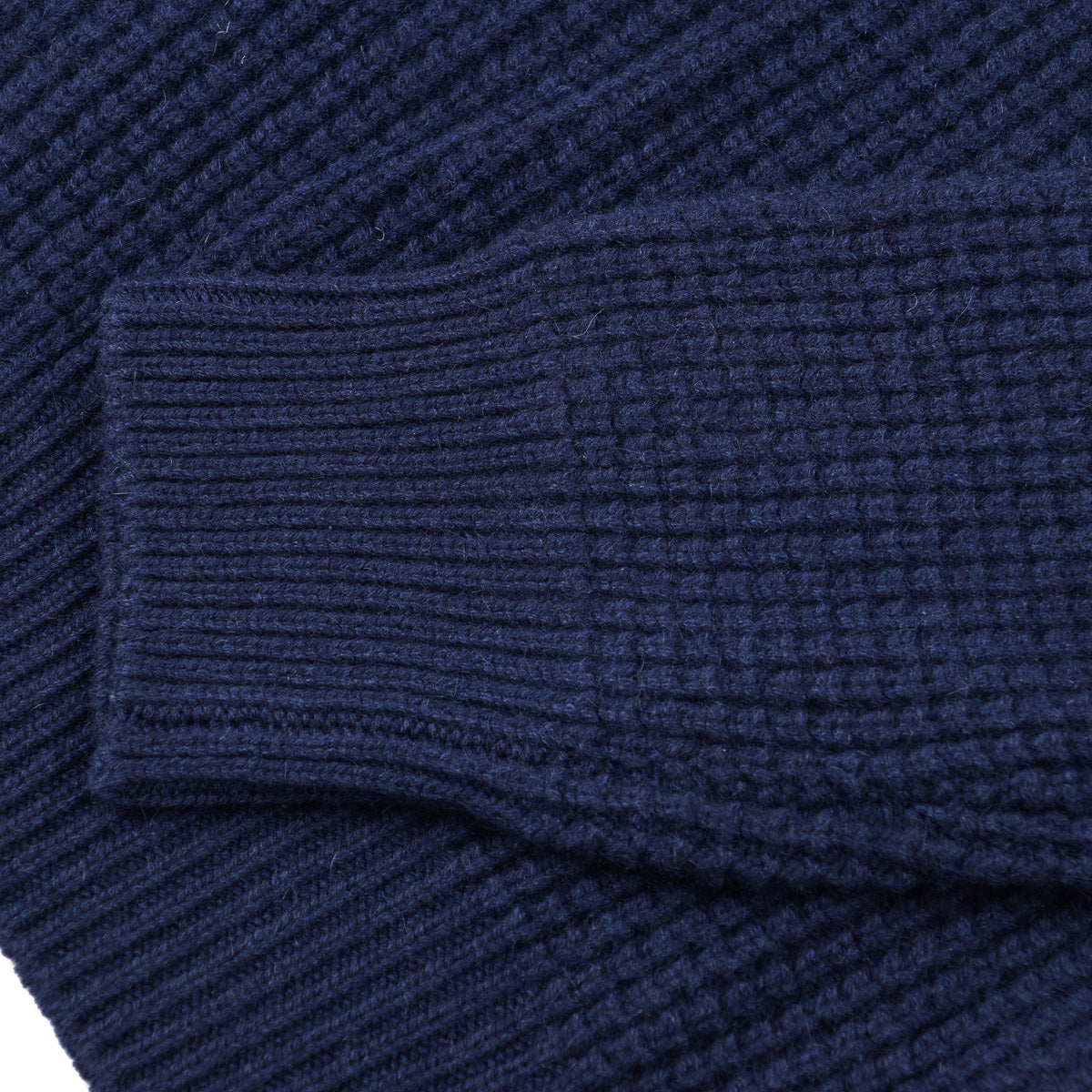 Manrico Thick Waffle Knit Cashmere Sweater