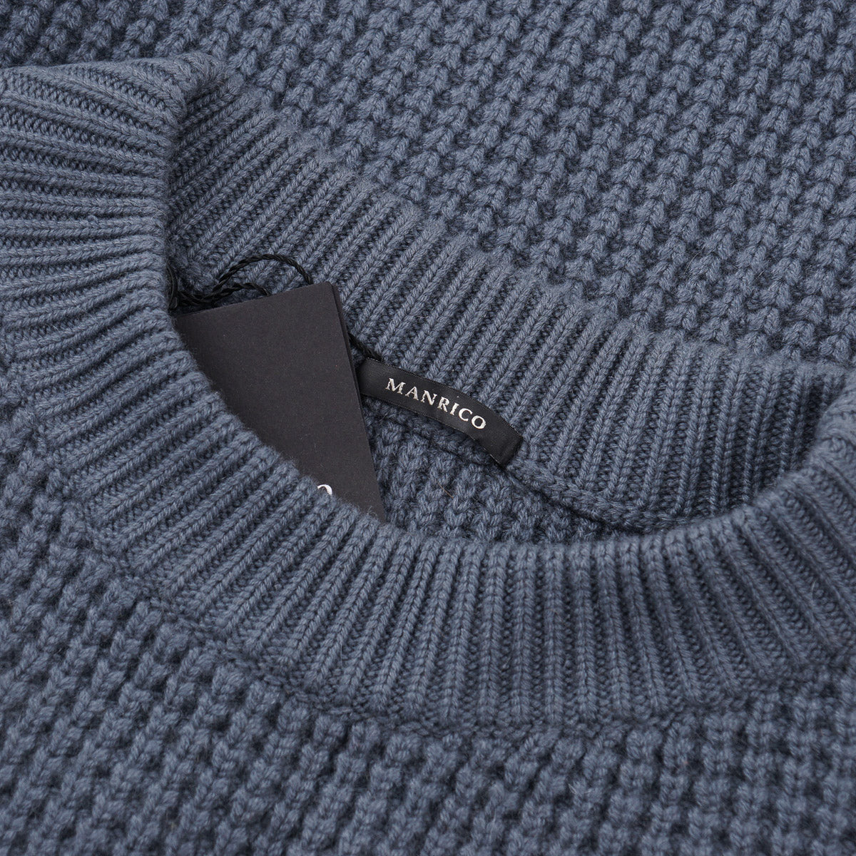 Manrico Thick Waffle Knit Cashmere Sweater