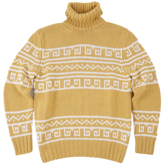 Manrico Patterned Knit Cashmere Sweater