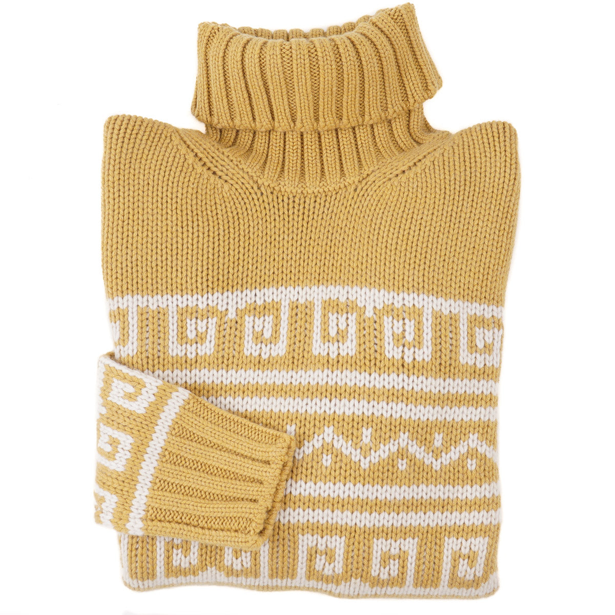 Manrico Patterned Knit Cashmere Sweater