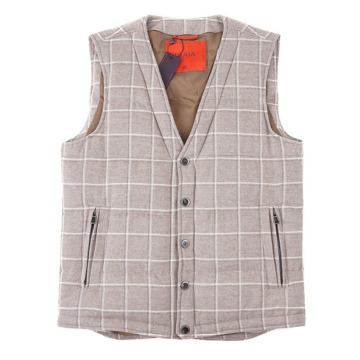 Isaia Quilted Wool-Cashmere Vest - Top Shelf Apparel