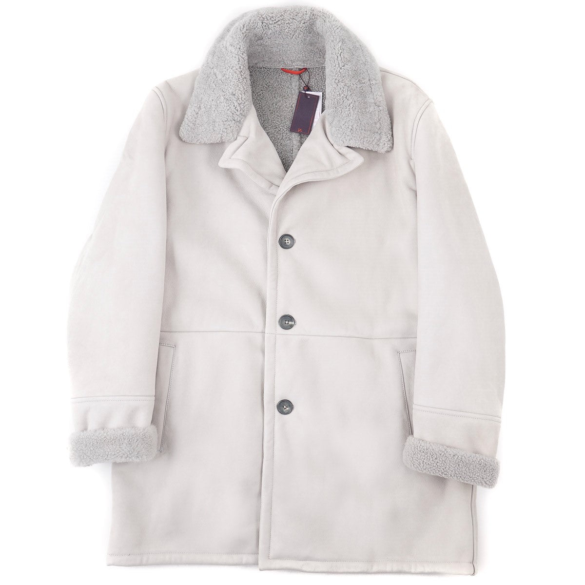 Isaia Plush Lambskin Shearling Coat - Top Shelf Apparel