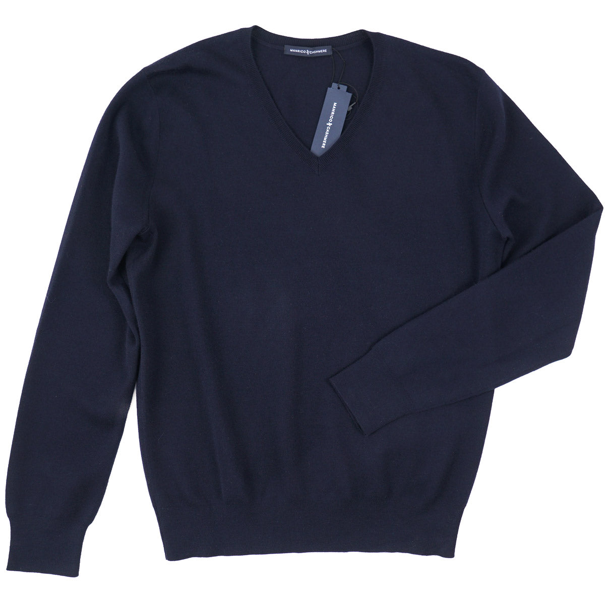 Manrico Natural Stretch Knit Cashmere Sweater