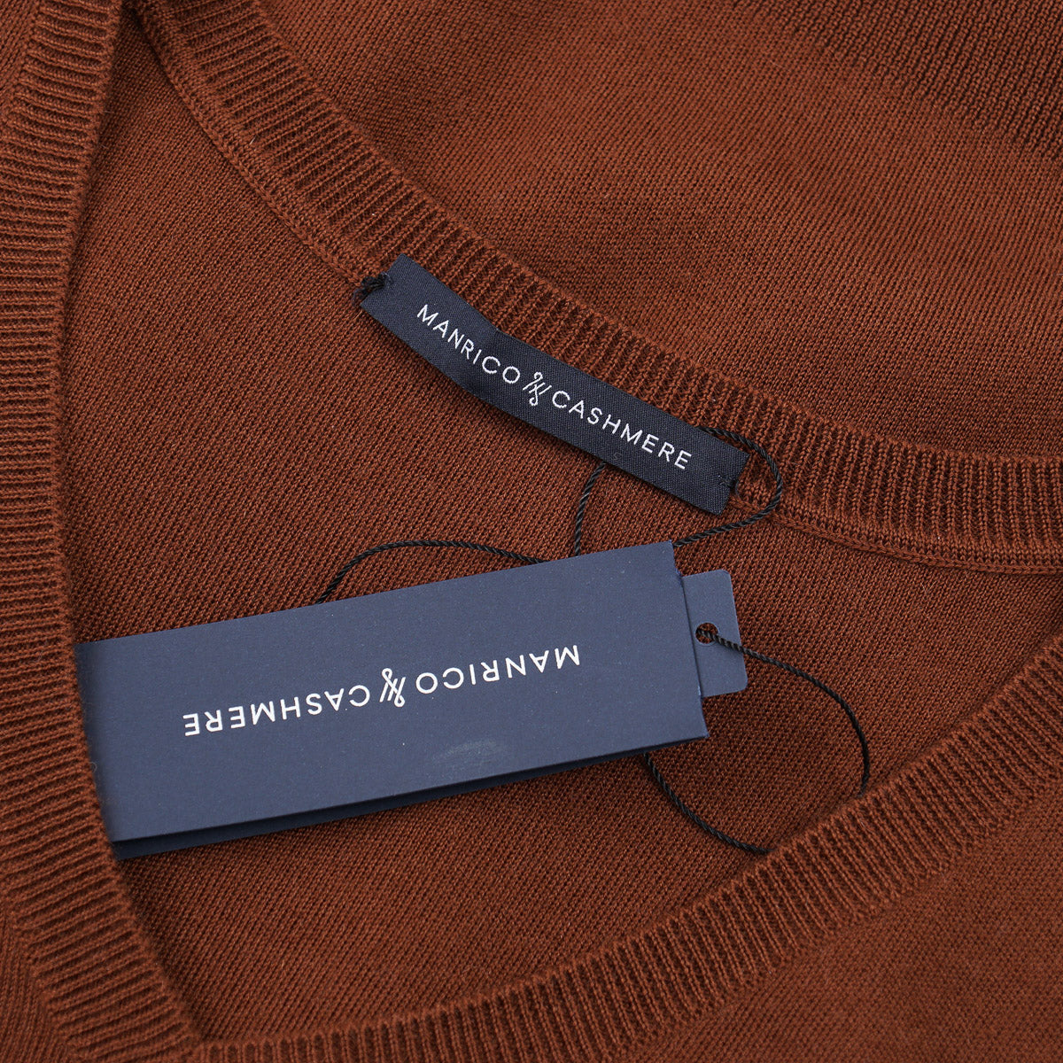 Manrico Natural Stretch Knit Cashmere Sweater