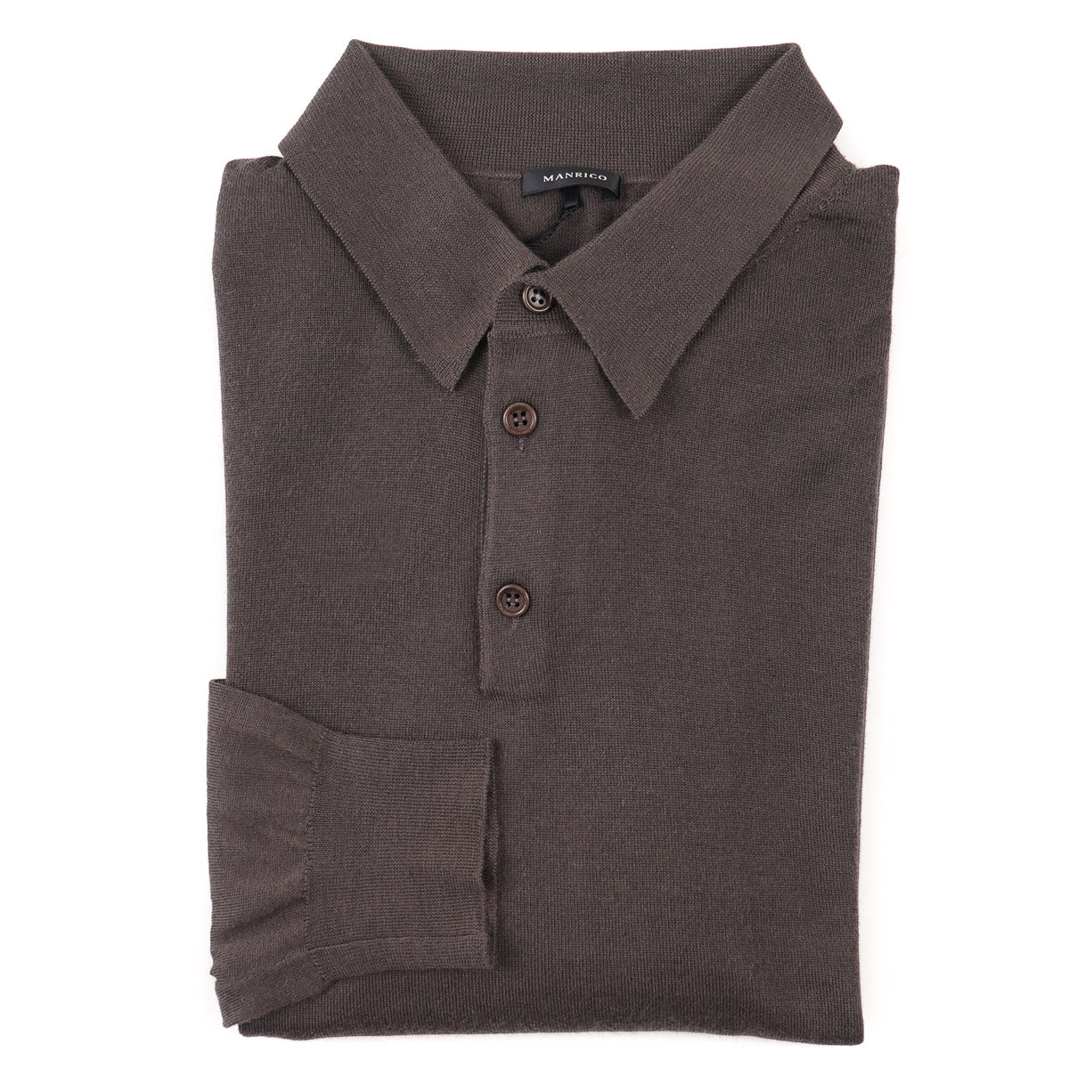 Manrico Superfine Cashmere-Silk Polo Sweater