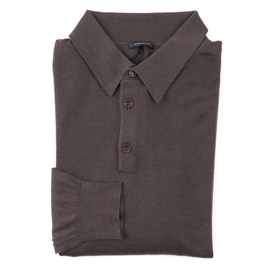 Manrico Superfine Cashmere-Silk Polo Sweater