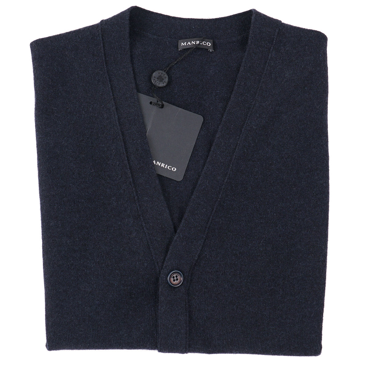 Manrico Cashmere Cardigan Sweater Vest