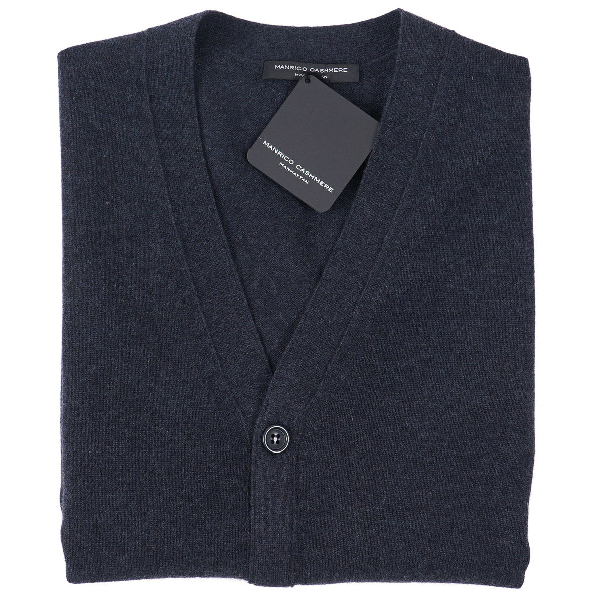 Manrico Cashmere Cardigan Sweater Vest