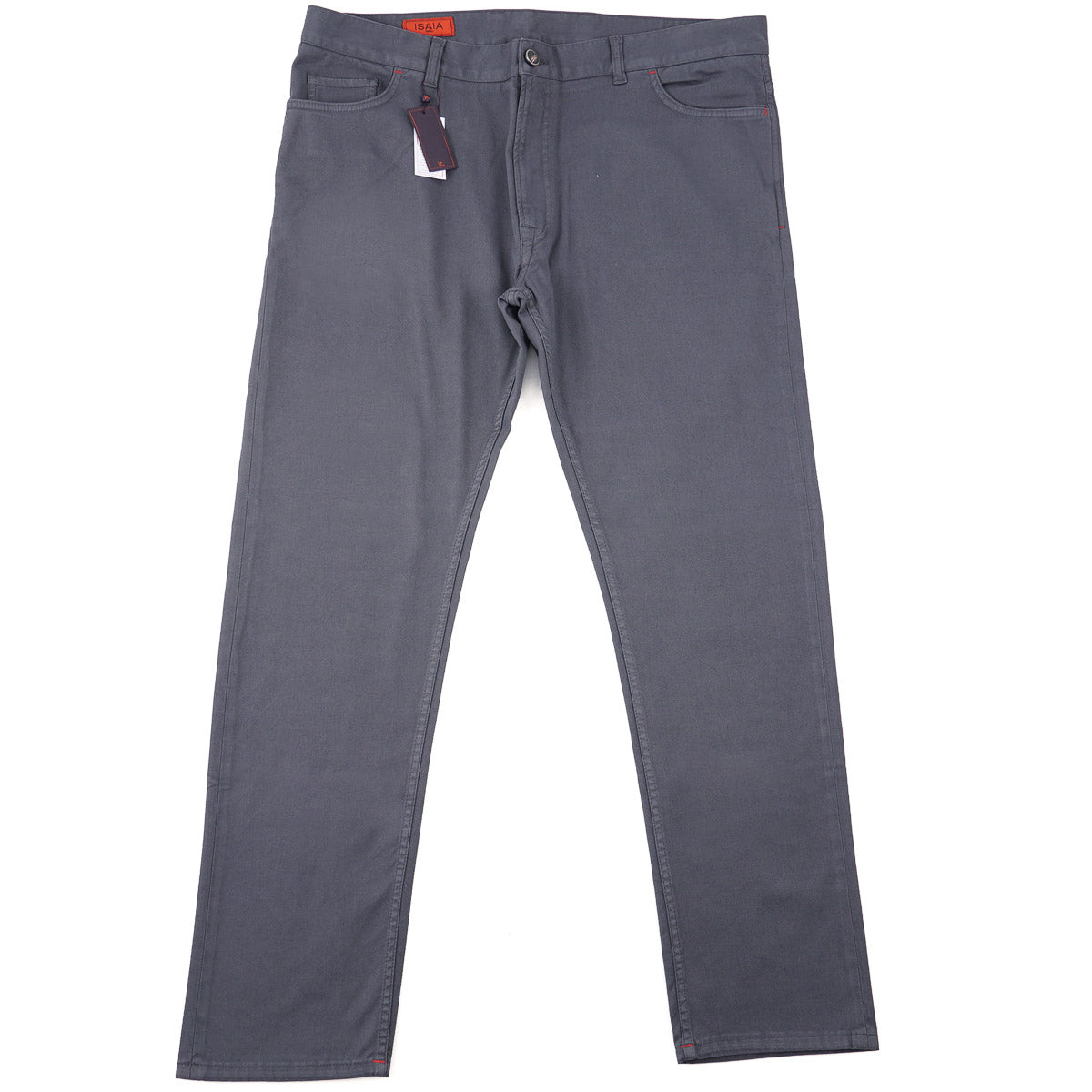 Isaia Slim Straight Twill Jeans