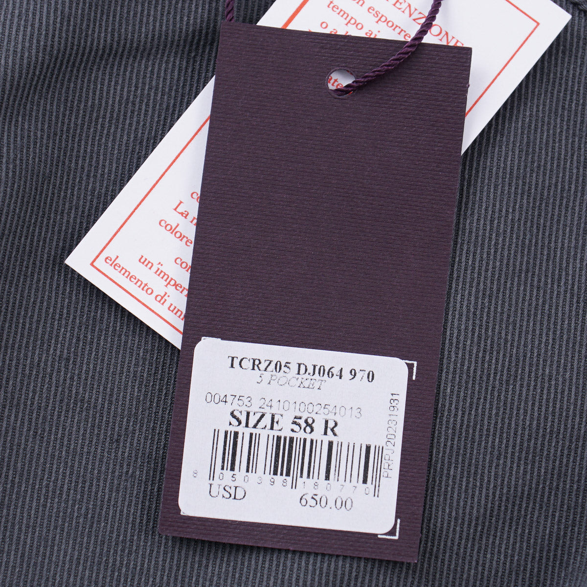 Isaia Slim Straight Twill Jeans